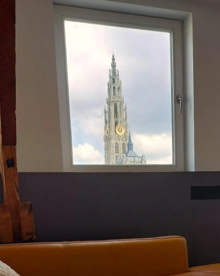 The Roof - Rooftop Appt In Historical Center Lägenhet Antwerpen Belgien